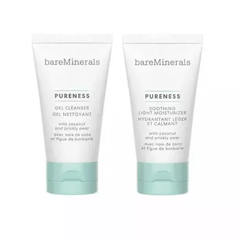 bareMinerals Mini Skin-Calming Duo набор: легкий увлажняющий крем, 30 мл + гель для умывания, 30 мл