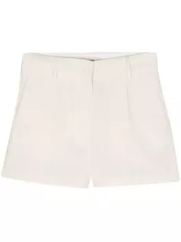 Barena льняные шорты Dori Canne, нейтральный цвет