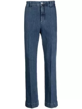 Barena mid-rise straight-leg jeans, синий