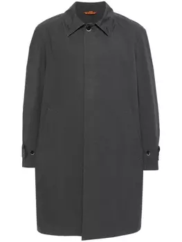 Barena однобортное пальто, серый