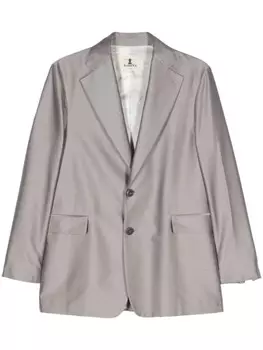 Barena однобортный пиджак, серый