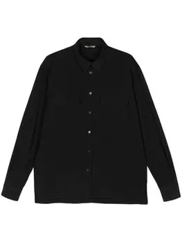 Barena рубашка из натуральной шерсти, черный
