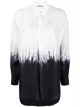 Barena шелковая рубашка Caterina, белый