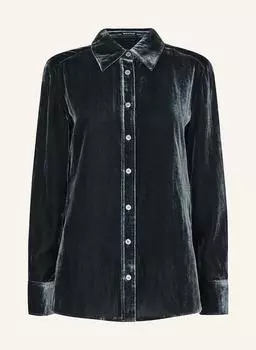 Бархатная блузка Лара Whistles, серый