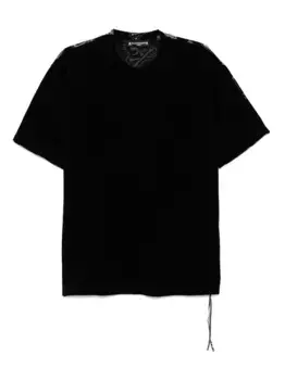 Бархатная футболка Mastermind World, черный