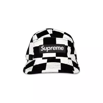 Бархатная кепка Supreme Шахматная доска