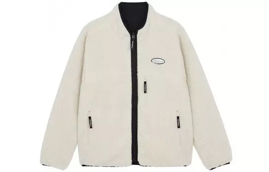 Бархатная куртка для отдыха, унисекс, цвет белый New Balance, кремовый