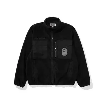 Бархатная куртка мужская A Bathing Ape, черный