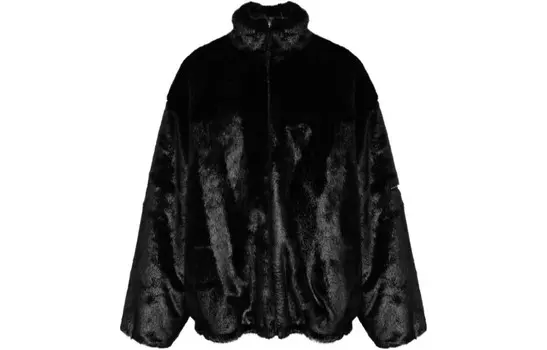 Бархатная куртка мужская черная Balenciaga, черный