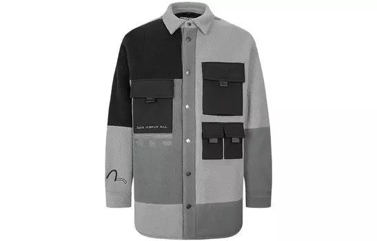 Бархатная куртка мужская Evisu, серый