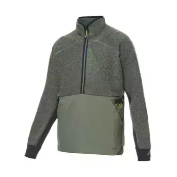 Бархатная куртка мужская зеленая New Balance, зеленый