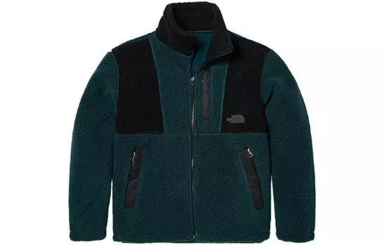 Бархатная куртка мужская зеленая The North Face, зеленый