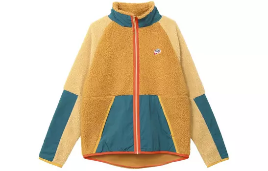Бархатная куртка мужская желтая Nike, желтый