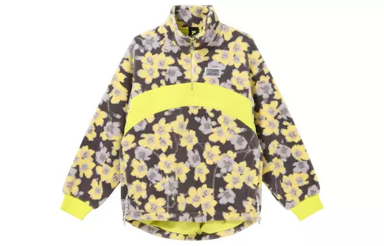 Бархатная куртка Серии X BEAMS Cobranded Женская Sahara Желтого цвета Fila Fusion