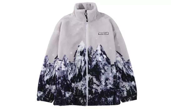 Бархатная куртка унисекс BEASTER, Светло-серый