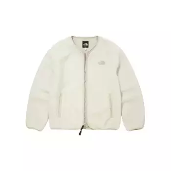 Бархатная куртка унисекс белая The North Face, белый