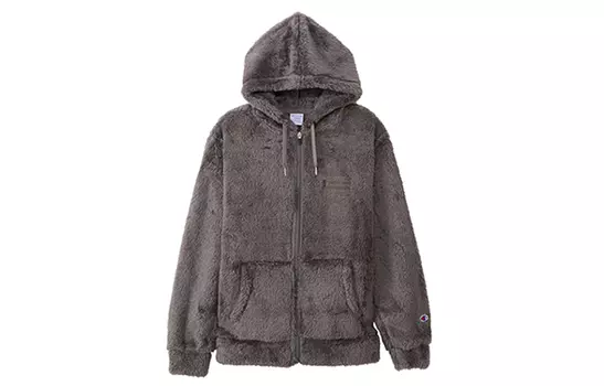 Бархатная куртка унисекс Champion, цвет Charcoal Gray