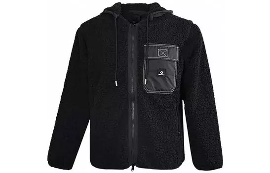 Бархатная куртка унисекс Converse, цвет Black