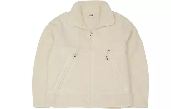 Бархатная куртка унисекс цвета слоновой кости The North Face, кремовый
