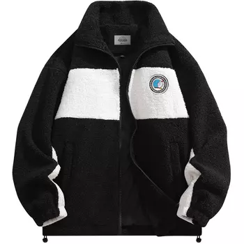 Бархатная куртка унисекс Doraemon, Черный (большой карман)