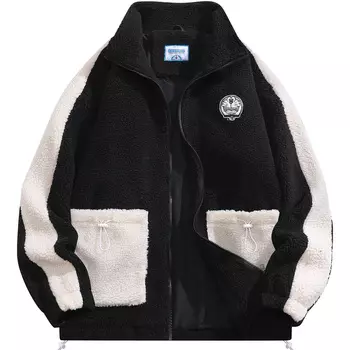 Бархатная куртка унисекс Doraemon, От белого