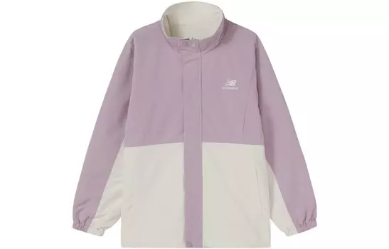 Бархатная куртка унисекс фиолетового цвета New Balance, фиолетовый