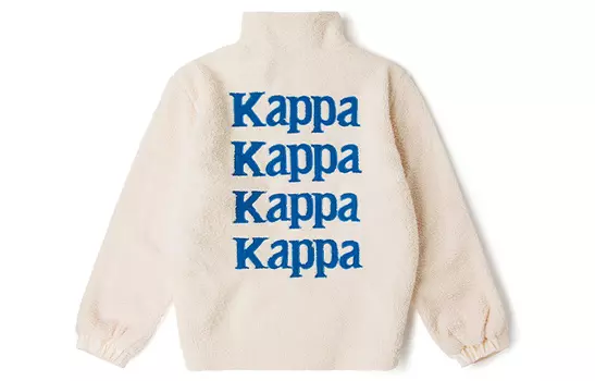 Бархатная куртка унисекс Kappa, Black-990