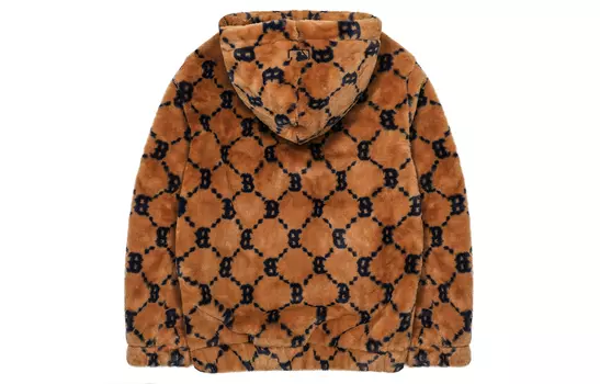 Бархатная куртка унисекс MLB, Бежевый