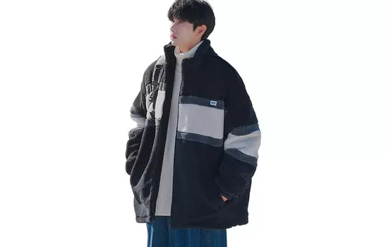 Бархатная куртка унисекс MONTVOO, Черный