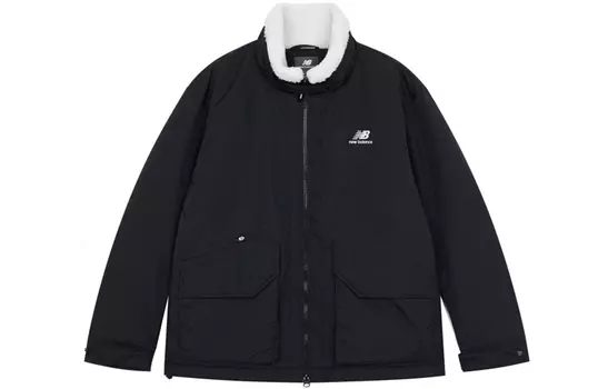 Бархатная куртка унисекс New Balance, цвет Black