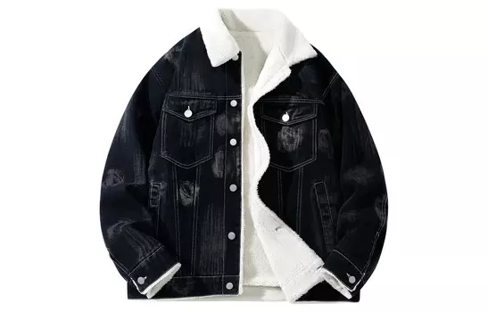 Бархатная куртка унисекс RHIME, черный