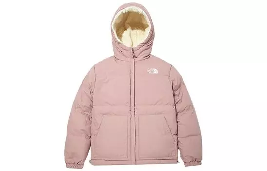 Бархатная куртка унисекс розового цвета The North Face, цвет Rose
