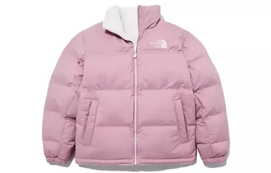 Бархатная куртка унисекс розового цвета The North Face, розовый