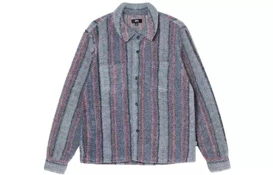 Бархатная куртка унисекс Stussy, цвет Charcoal