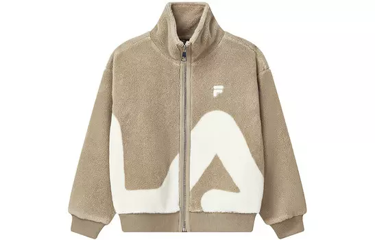 Бархатная куртка унисекс Tsubaki Sugar Color Fila, цвет Tsubaki sugar color