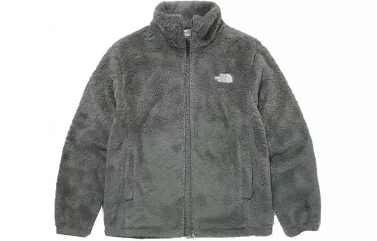 Бархатная куртка унисекс зеленая The North Face, зеленый