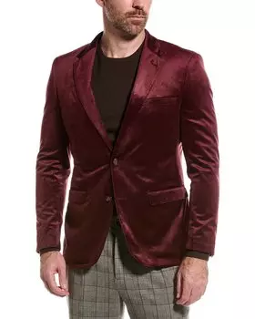 Бархатная куртка Zanetti, красный