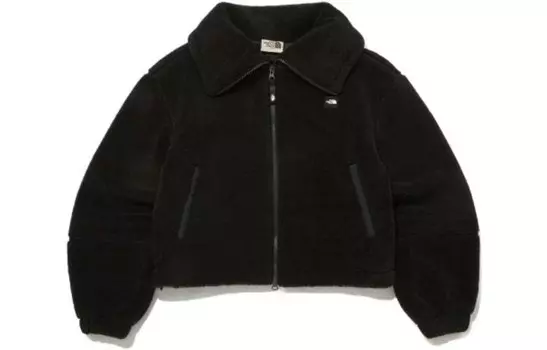 Бархатная куртка женская черная The North Face