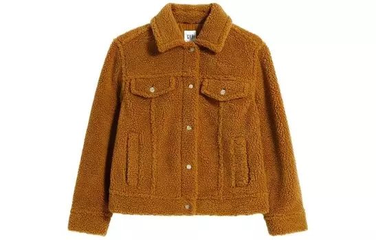 Бархатная куртка женская Gap, белый