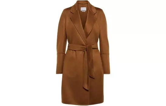 Бархатная куртка женская карамельного цвета MaxMara, Caramel