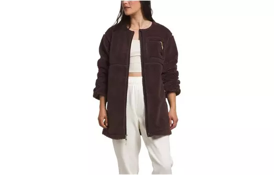 Бархатная куртка женская коричневая The North Face
