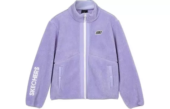 Бархатная куртка женская лавандового цвета Skechers, цвет Sweet Lavender