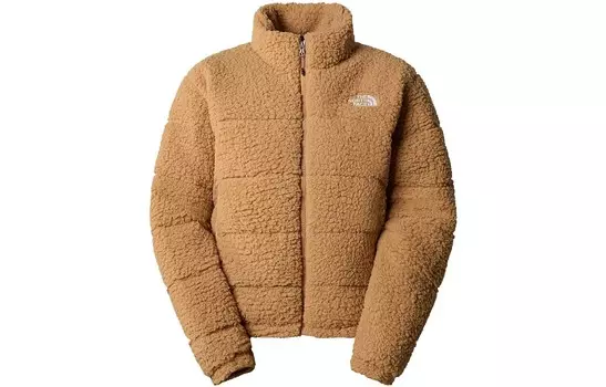 Бархатная куртка женская миндального цвета The North Face