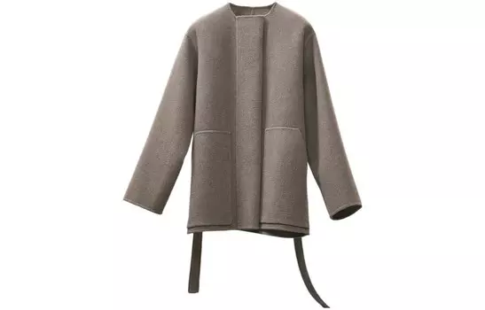 Бархатная куртка женская серая Hermes