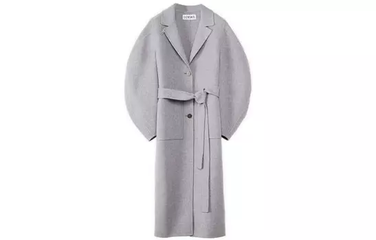 Бархатная куртка женская серая Loewe