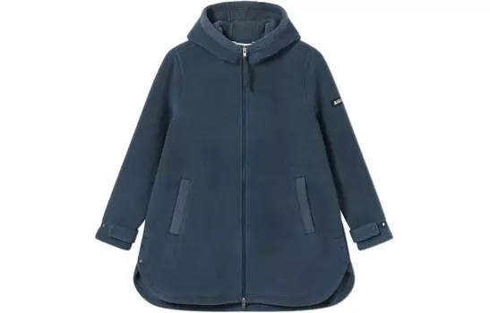 Бархатная куртка женская светло-синего цвета Aigle, цвет Light Navy Blue