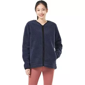 Бархатная куртка женская темно-синего цвета Decathlon, темно-синий