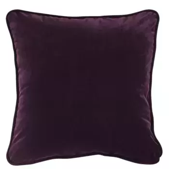 Бархатная мебельная подушка однотонного цвета - Vel Lisola, цвет Ghiaccio