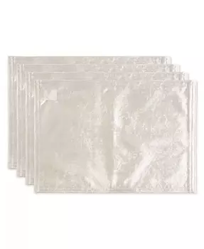 Бархатная подставка для столовых приборов Design Import, набор из 4 шт Design Imports, бежевый