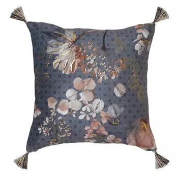 Бархатная подушка 40х40 Юпитер Петра Amo Lacasa, серый